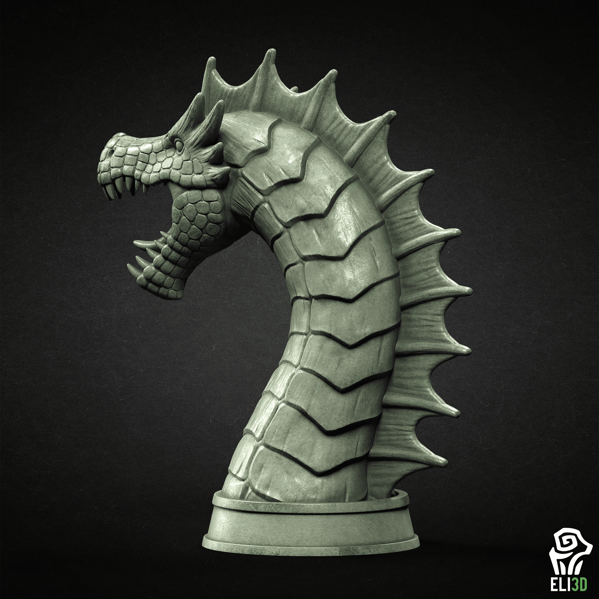 Green Dragons 3d model