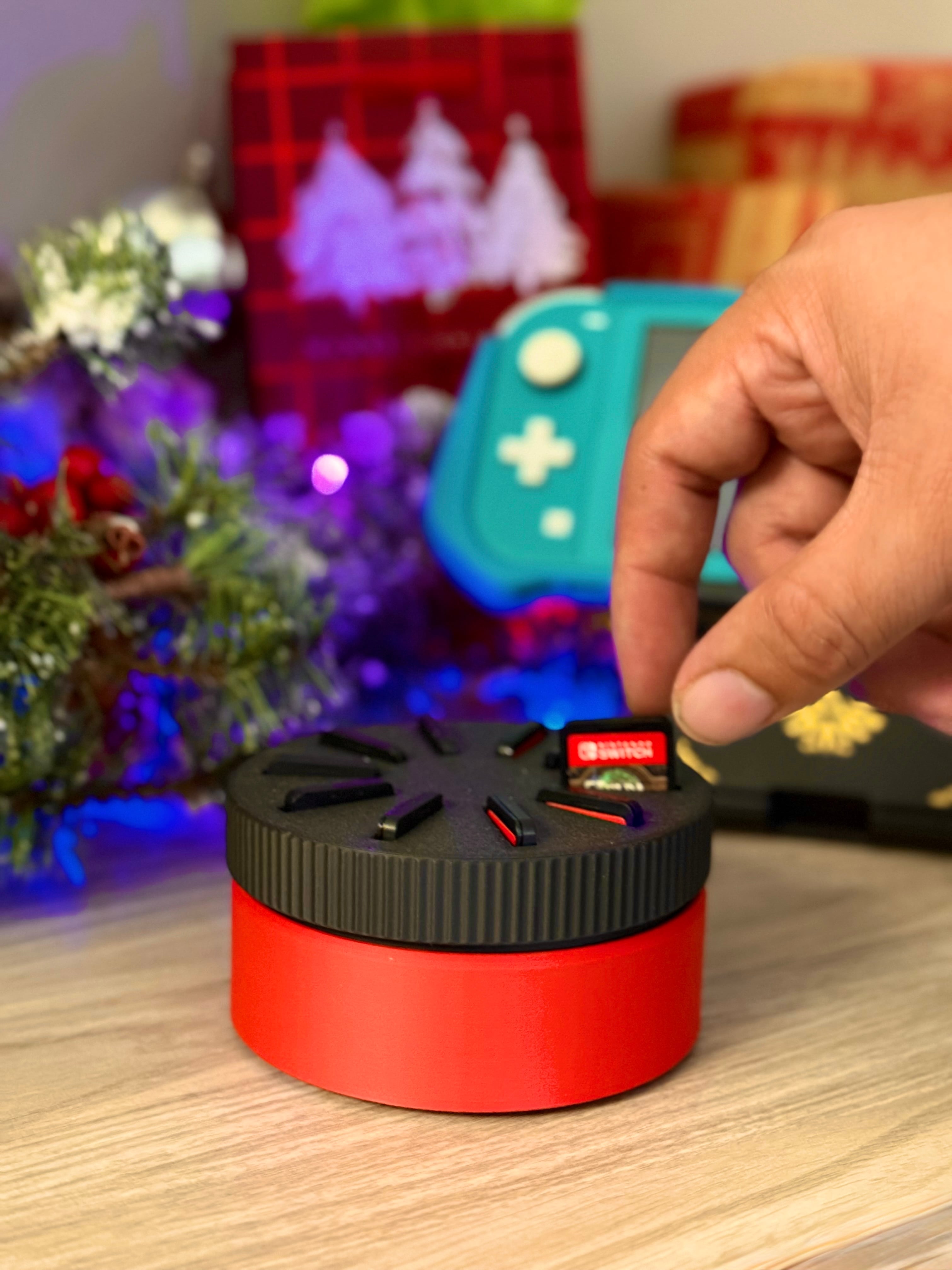 Hello everyone! I am super excited to share my entry for this week's competition! This functional Switch game storage container features sleek aesthetics with functional practicality. The compact and organized layout is perfect for keeping essentials in one place, while clean lines highlight the attention to detail. It can also be used to hold SD cards as well as anything else you can imagine! I had a fantastic time making this print!