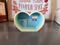 Heart-Shaped Pet House 3d model