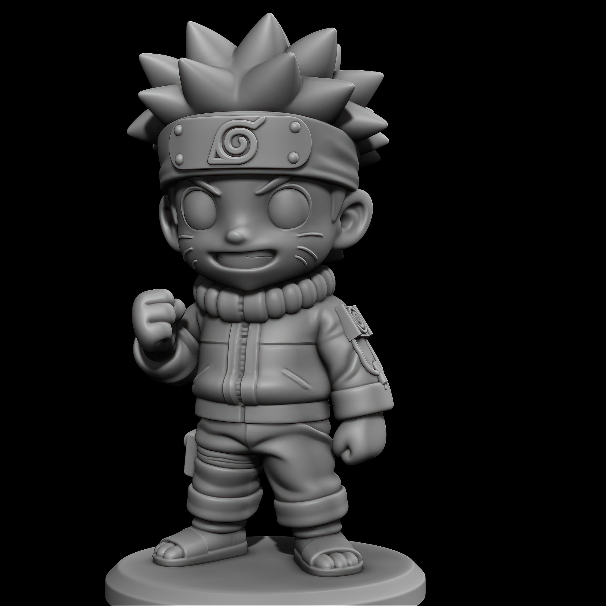 Naruto Chibi 3d model