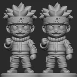 Naruto Chibi 3d model