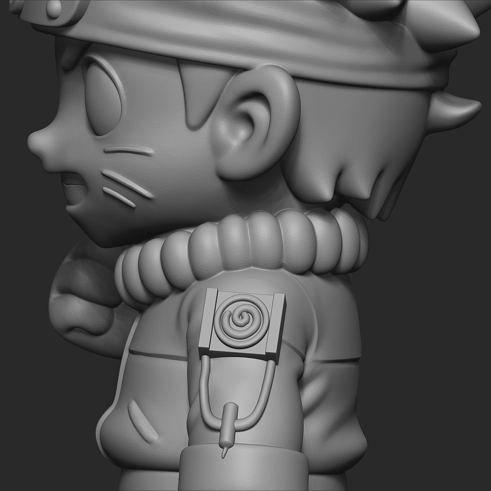 Naruto Chibi 3d model