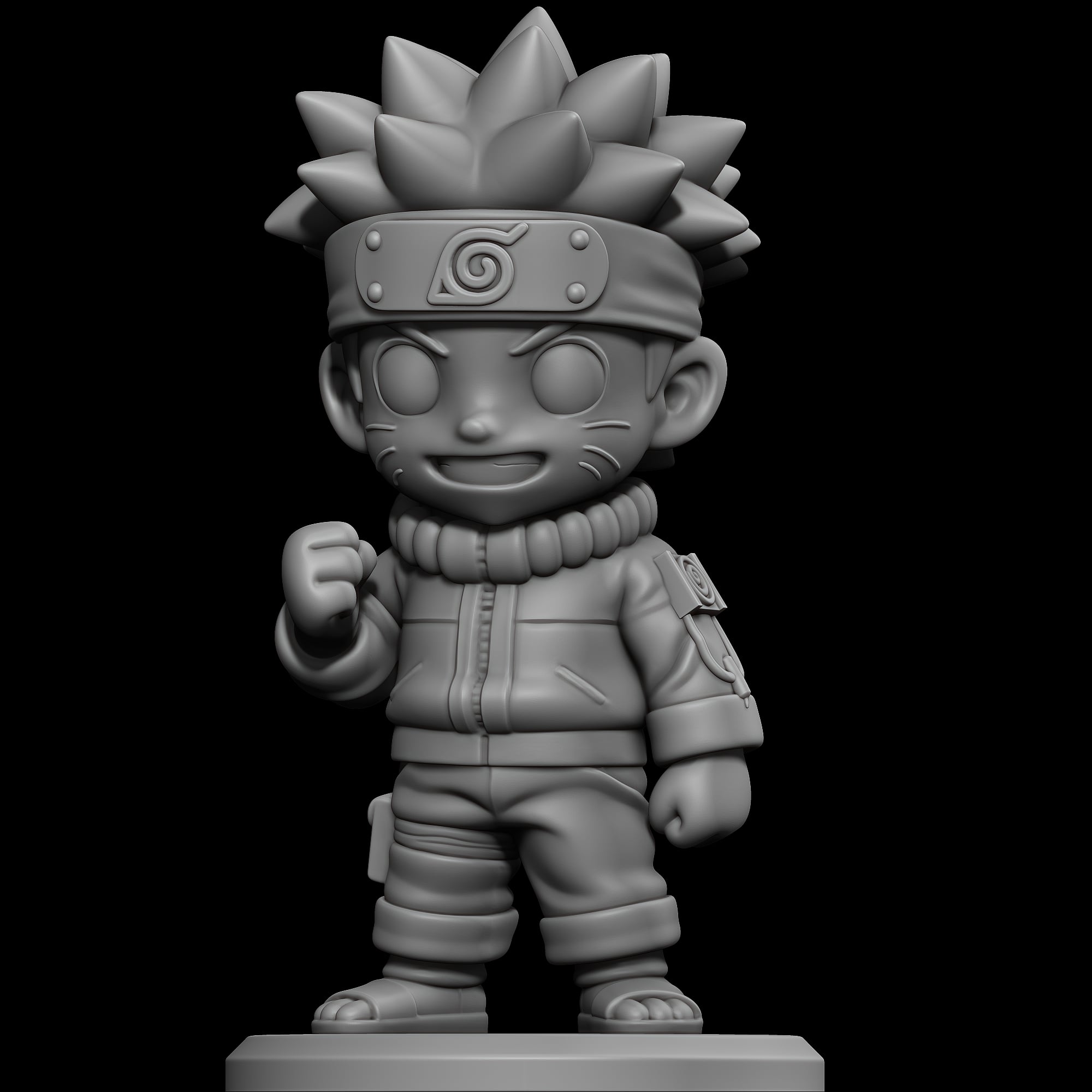 Naruto Chibi 3d model