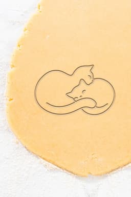 Cat Love Cookie Cutter, Biscuit Cutter 3d model