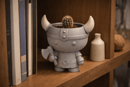 Little Viking Planter Succulent Pot 3d model