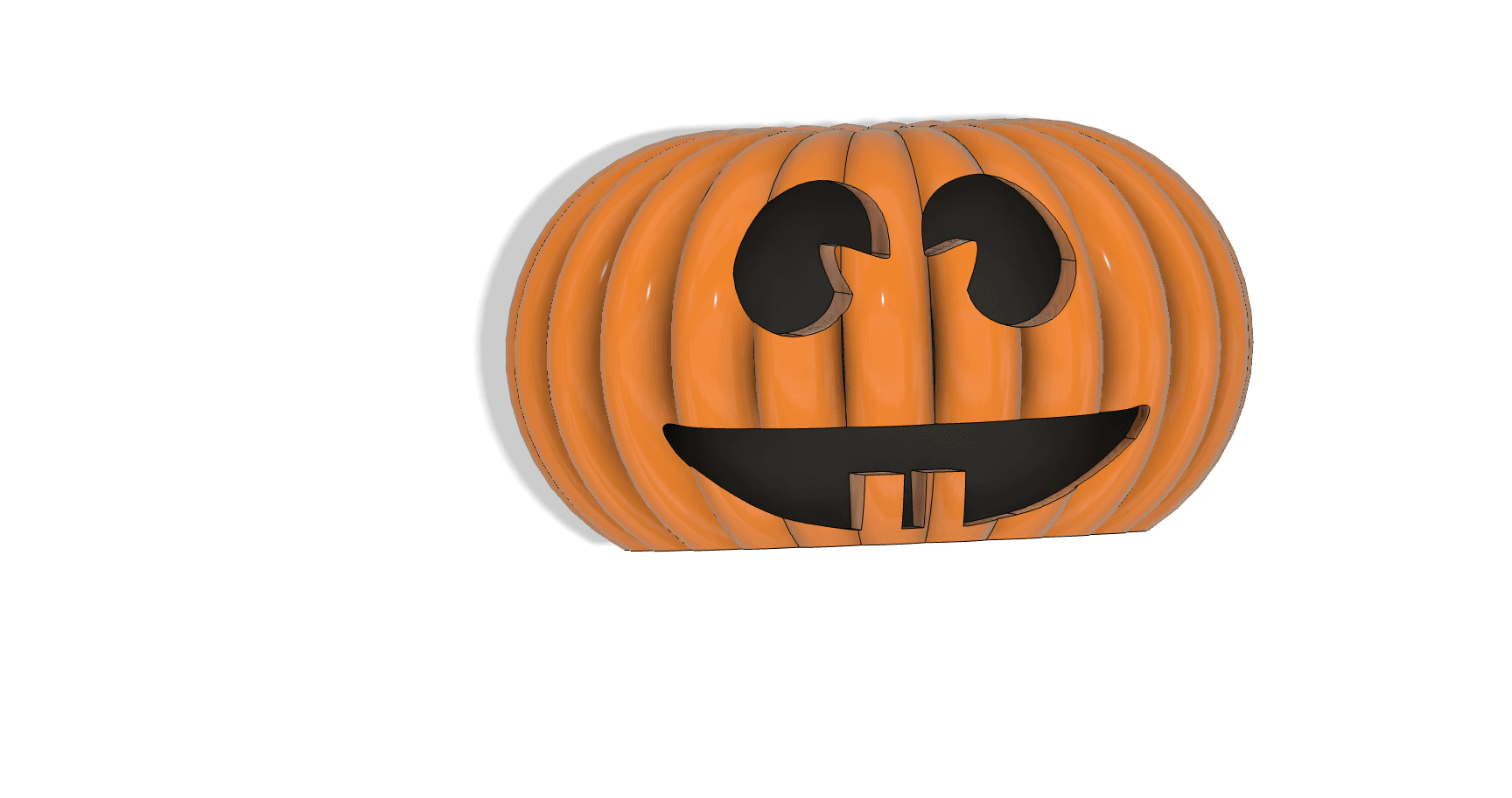 FRIGHTENING FRIENDS - Jack O Lantern #2 Goofy, Fun, Happy TOPPER, TOY 3d model