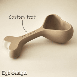 Bone Dog Food Cup 3d model