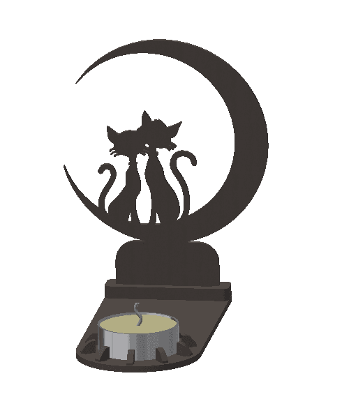 Candle Holder Decoration 3d model