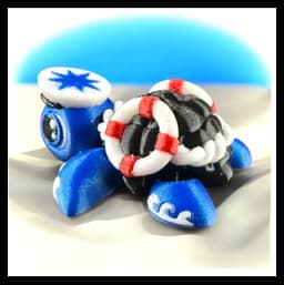 Coast Guard Turtle - Membership Exclusive 3d model