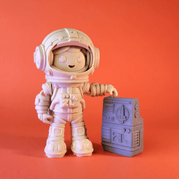 ASTROPAL - The cute astronaut 3d model