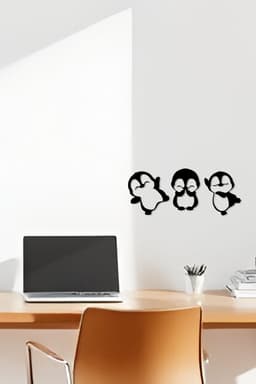 Penguin Wall Art, Wall Decor, Home Decor 3d model