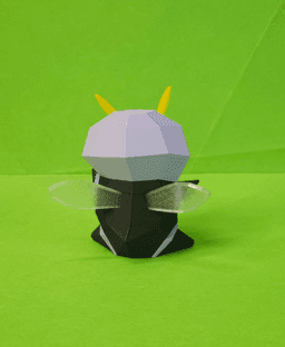 Illumise Low Poly Pokemon 3d model