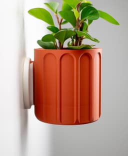 Wall Planter with Hidden Drip Tray - LG01 3d model