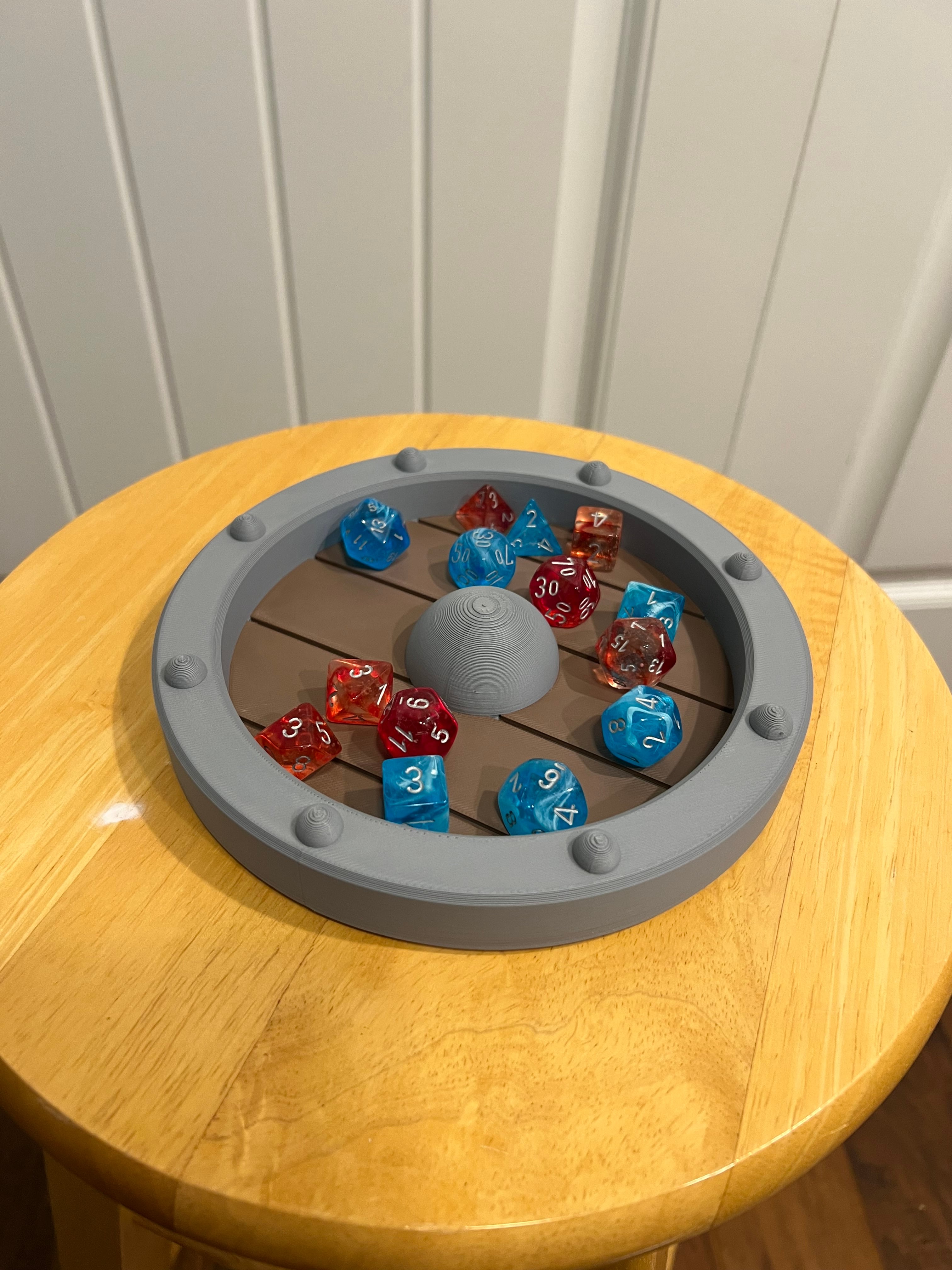 DND SHIELD DICE TRAY 3d model