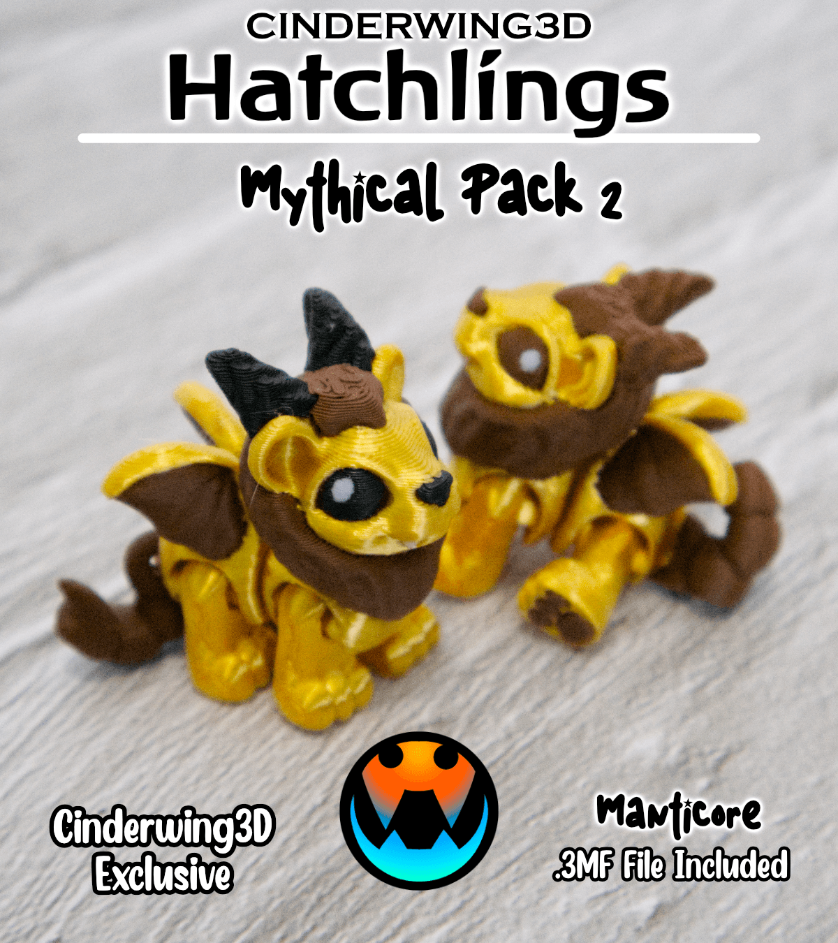 Manticore - Hatchling 3d model