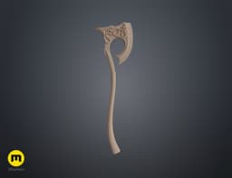 Euron Greyjoy's Axe - Game of Thrones 3d model