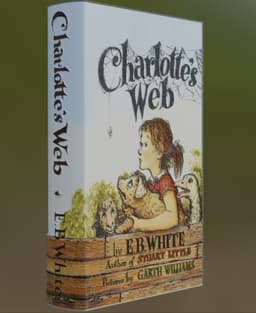 Charlotte's Web - Book Litho 3d model