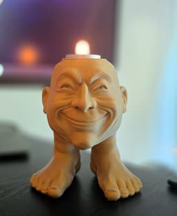 SmileyTeaCandleHolder 3d model