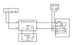 USB C fan controller and solder fume extractor 3d model