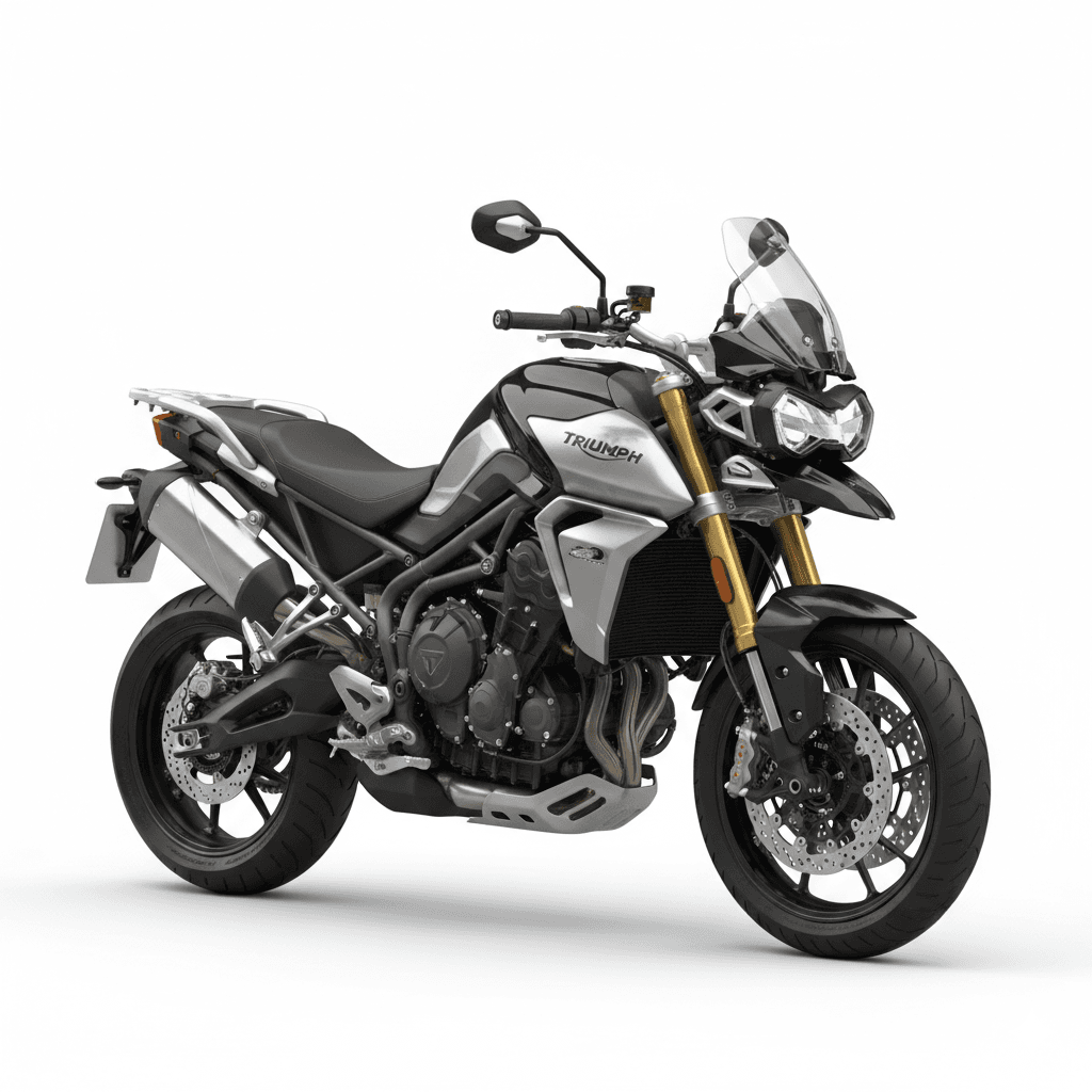 Triumph Tiger 900 Classic Adventure Motorcycle 3d model