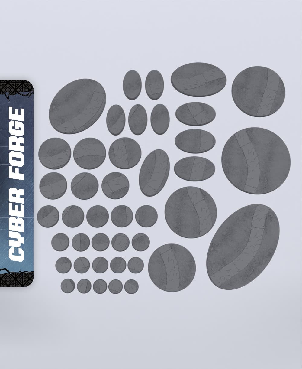 Bikini Burnout Bases - With Free Cyberpunk - Sci-Fi Gift Ideas for RPG and Wargamers 3d model