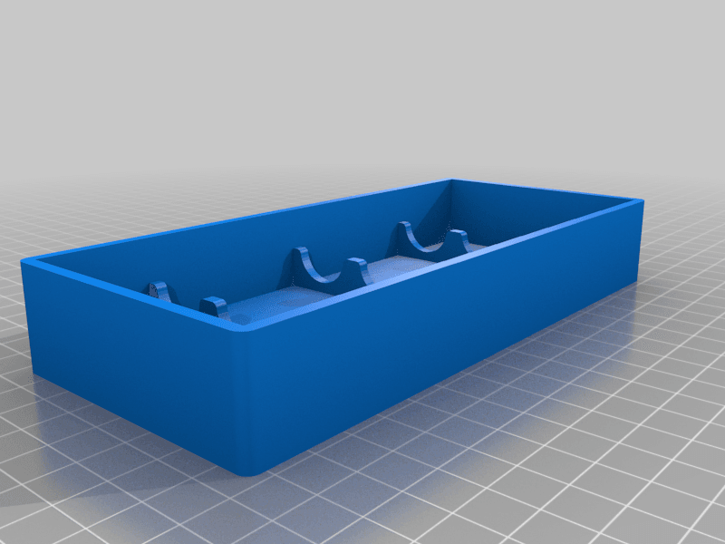 Horizontal Test Tube Holder Box 3d model