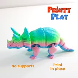 FLEXI TRICERATOPS 3d model
