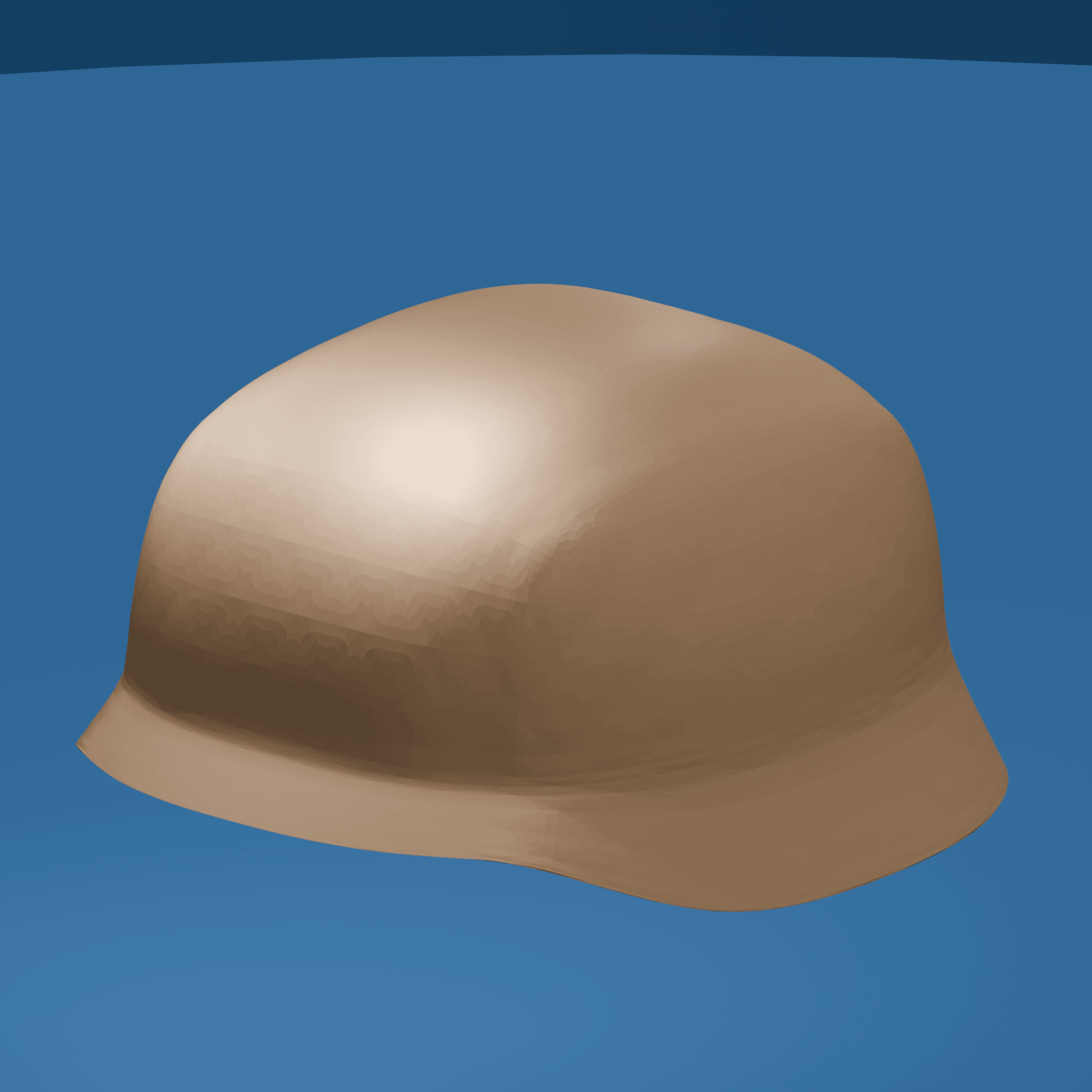 WWI German Helmet STL Historical 3D Model 3d model