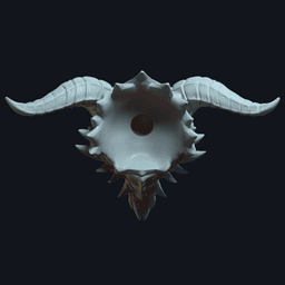 Dragon v6 Action Figure Head 3d model