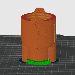 Fallout Fusion Core Replica / Container / Multi-parts 3d model