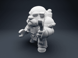 Engineer Mechsmith – Chibi Tech Support Miniature 3d model