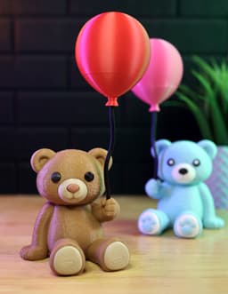 Teddy Bear Ring Box 3d model