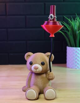 Teddy Bear Ring Box 3d model