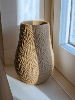 Sitou Vase - Flowing Wheat Vase 3d model