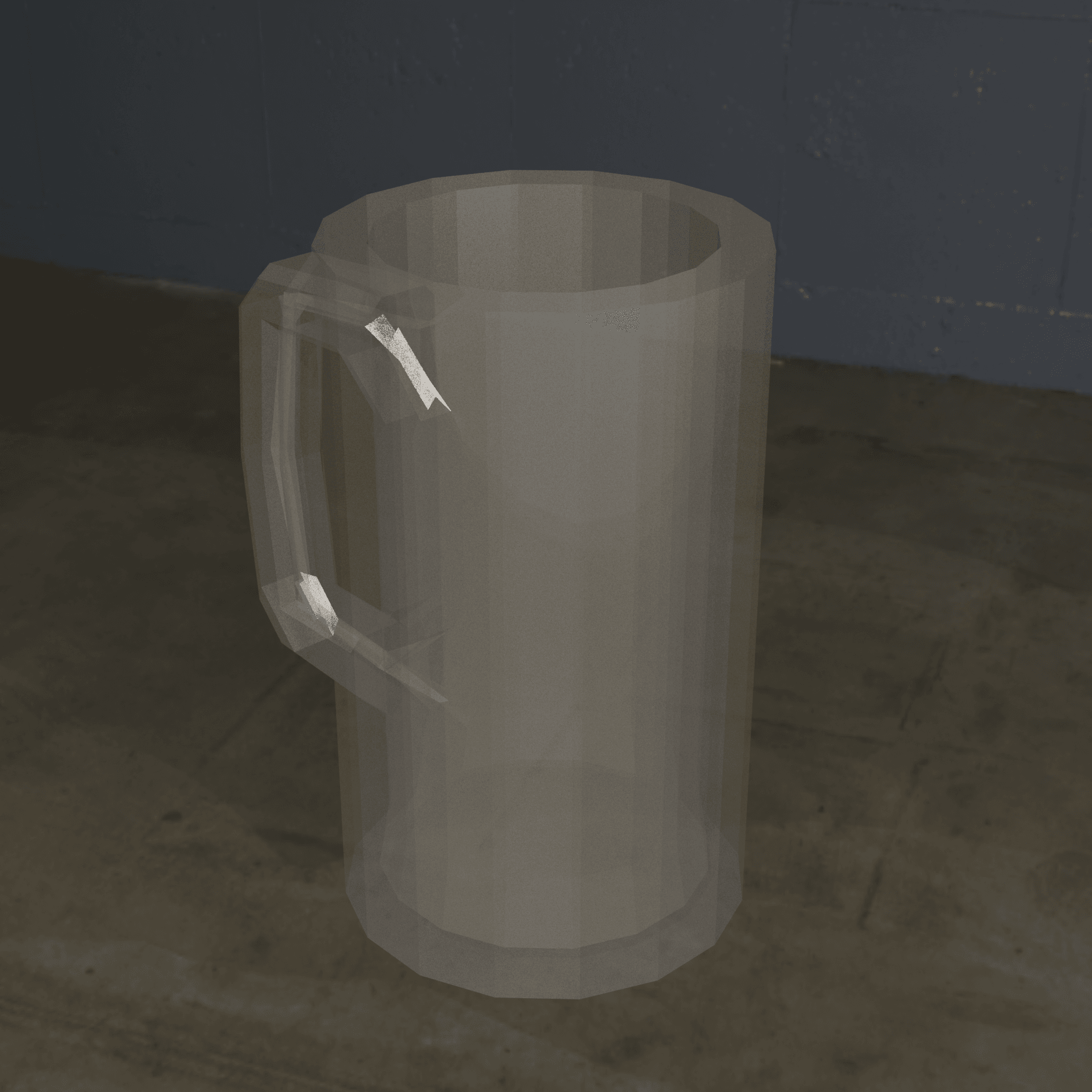Glass Mug Model 3d model