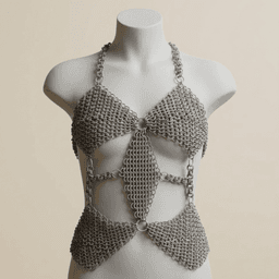 Chainmail Trikini Lingerie Monokini 3d model