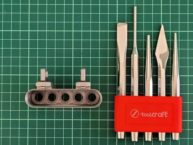 Chisel set holder - IKEA SKADIS 3d model