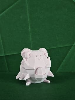 Blissey Low Poly Pokemon 3d model