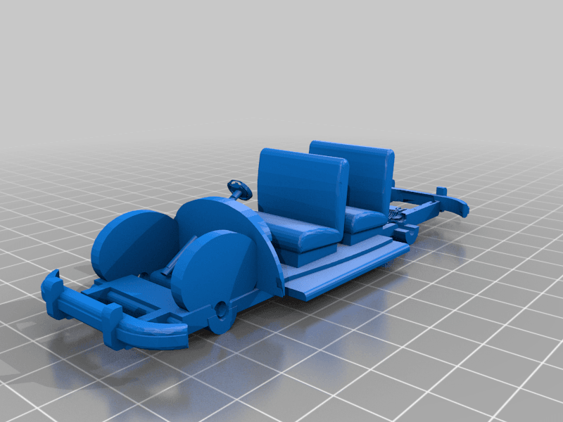 Beetle complete with engine 3d model