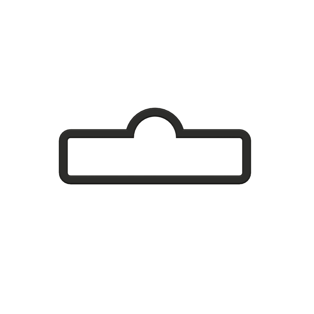 Sesame Street Sign Cookie Cutter STL File - 4 inches 3d model