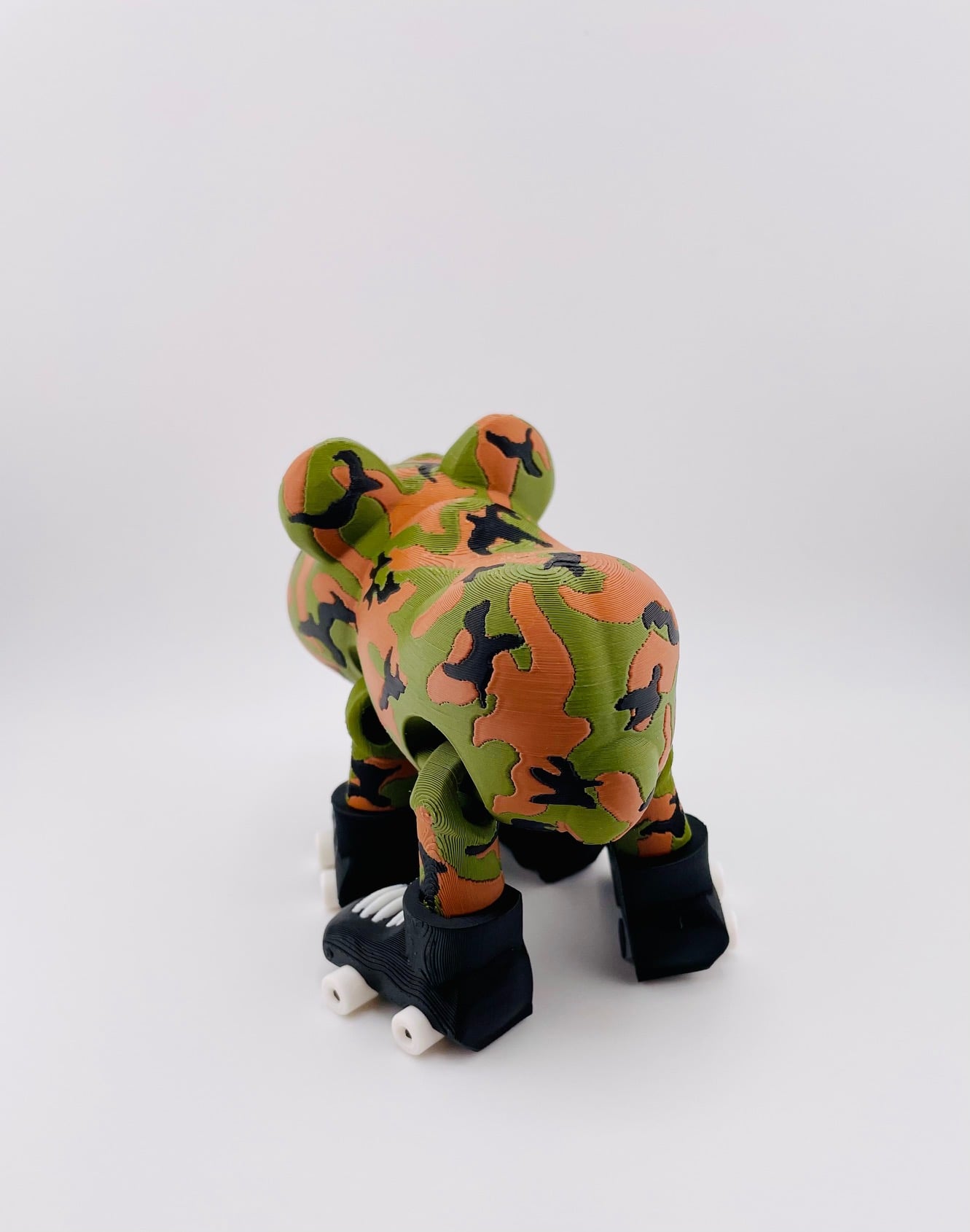 Camo Bears on Skates 3d model