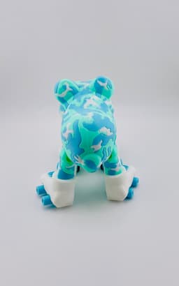 Camo Bears on Skates 3d model