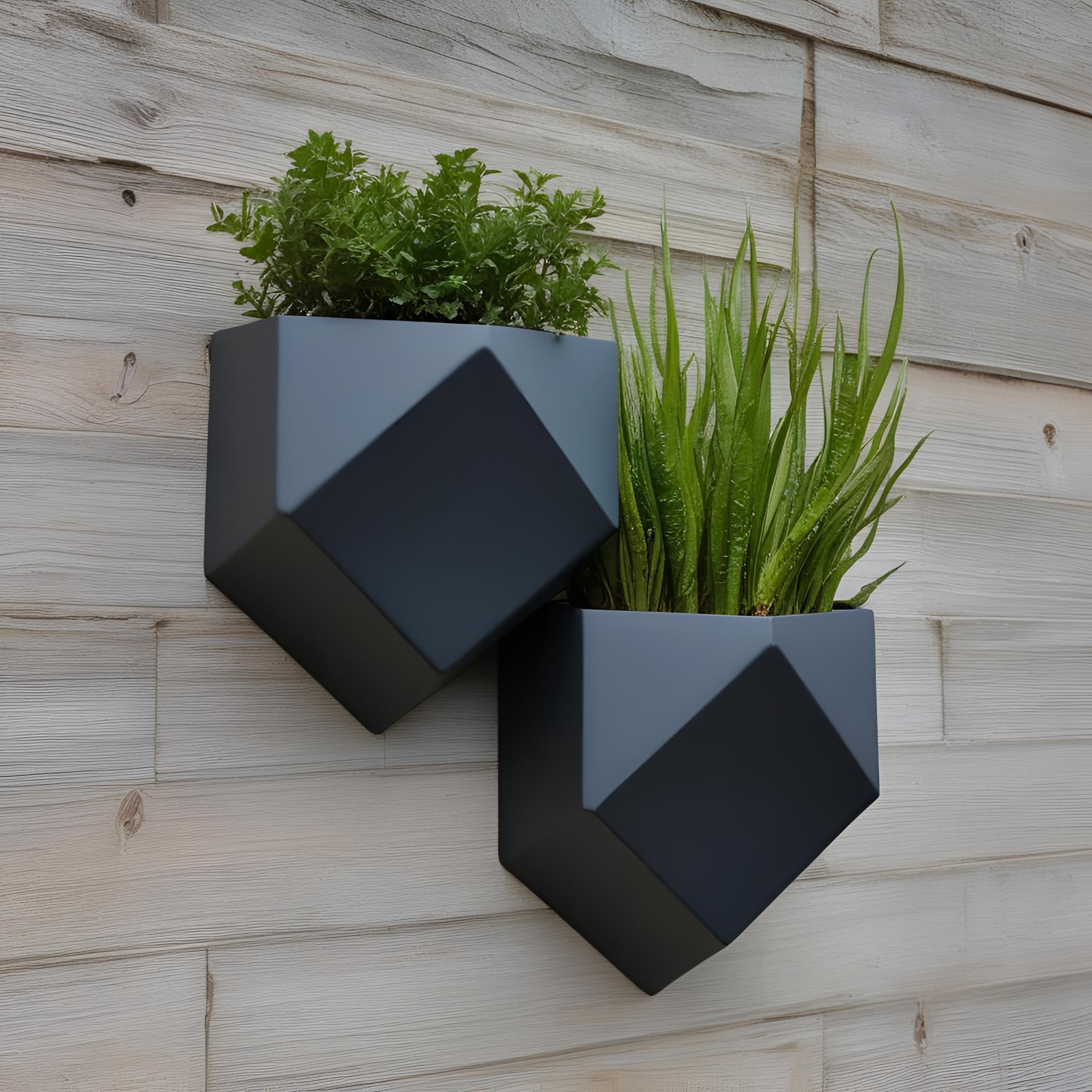 Modern Wall Hanging Low Poly Planter 3d model