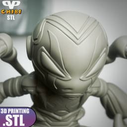 Blue Beetle Chibi STL for 3D Printing ChibiSTL 3DXM 3d model