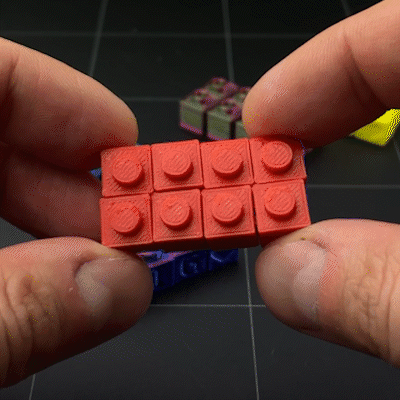 Flexy Brick keychain 3d model