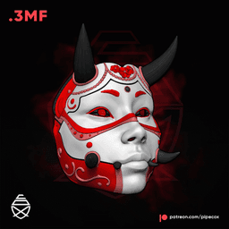 Hannya Mask 3d model