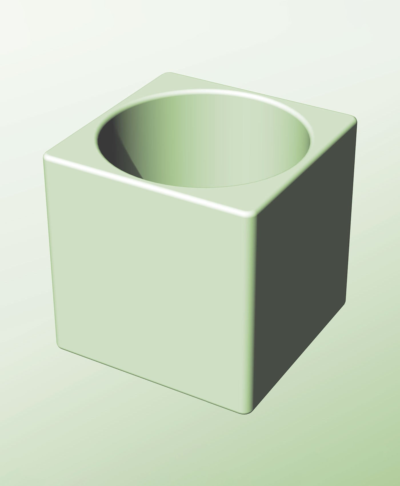 CS128-140 Stacking module bin for modern home decor 3d stl file 3d model