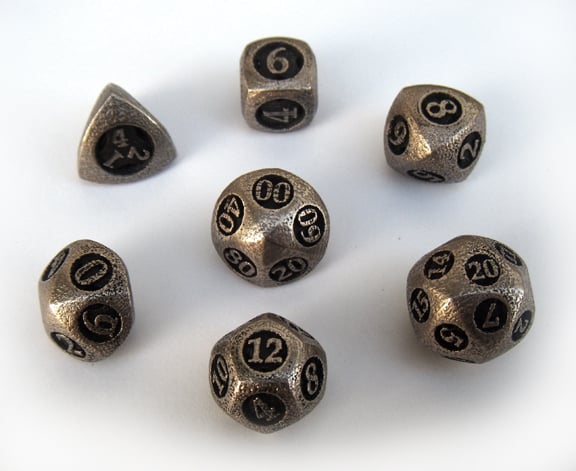 Overstuffed Dice Set with Decader 3d model