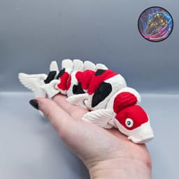 flexi koi fish 3d model