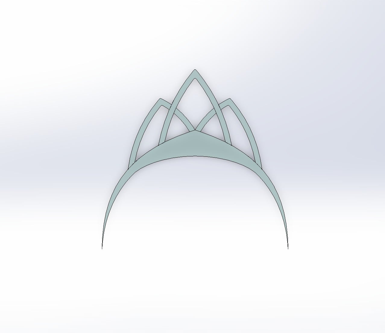 Froggy Princess Tiara 3d model